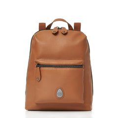 Front of Hartland Pack in oak backpack changing bag